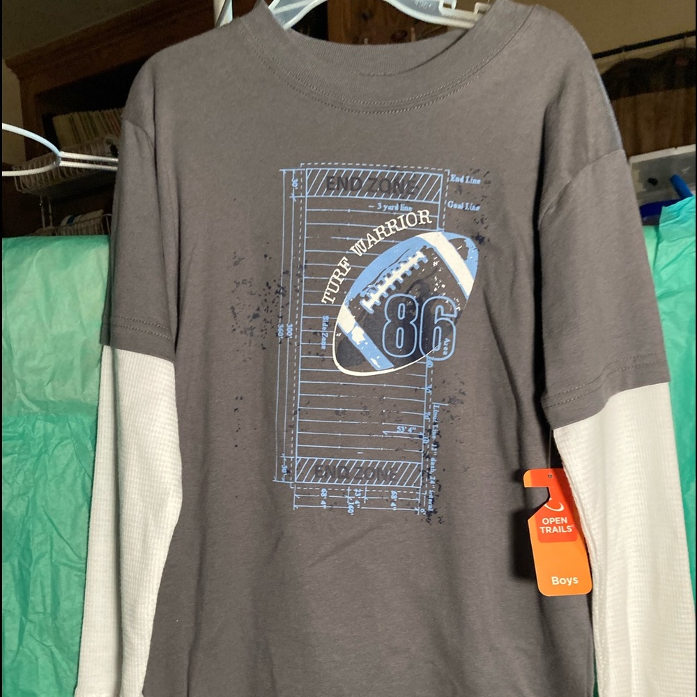 Open Trails presents these comfortable shirts for boys 100% cotton Nee